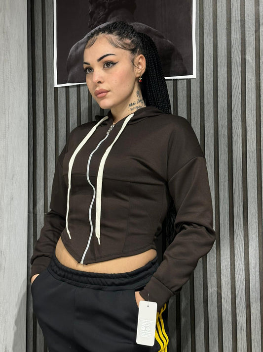 felpa croppetto