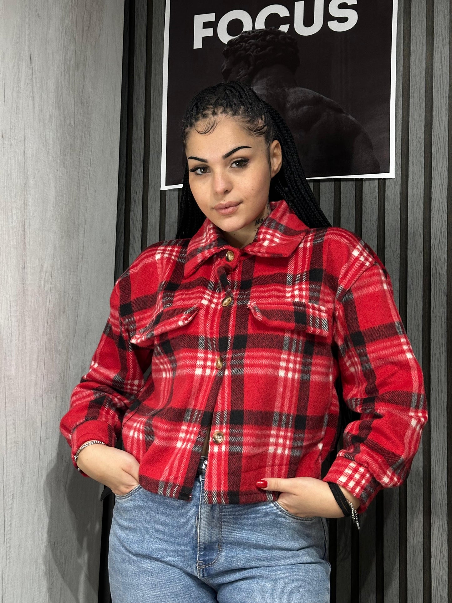 cappotto crop quadri