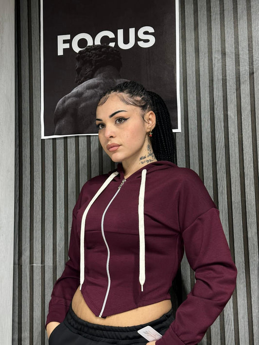 felpa croppetto